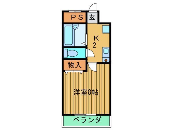 リンデ桜川の物件間取画像